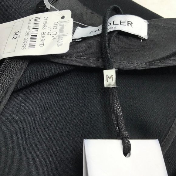 Auc Thierry Mugler Asymmetric Chain Halter Dress FR42 - Picture 14 of 15